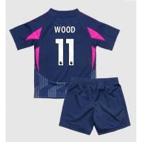 Nottingham Forest Chris Wood #11 Vonkajší Detský futbalový dres 2024-25 Krátky Rukáv (+ trenírky)